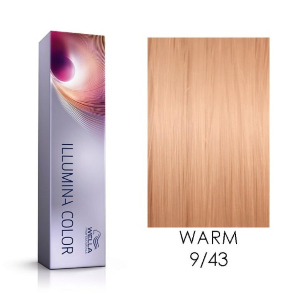 Very Light Blonde 9/43 - Wella Illumina Color Permanent Creme Hair Color